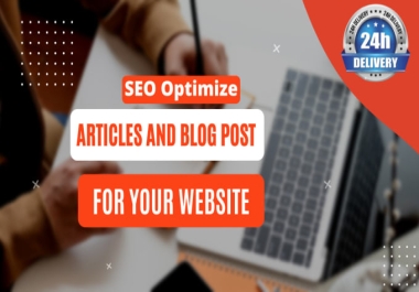 Write surfer SEO friendly content or blog using ai within 24hrs