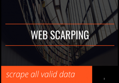 i will scrape data of any website