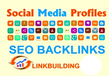 i will design best social media profile content and post, profile backlinks to ranking