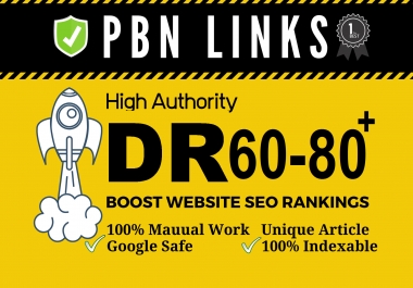 provide 50 seo dofollow DR 50 to 70 high quality backlinks