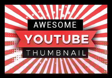 i will do eye catchy youtube thumbnail
