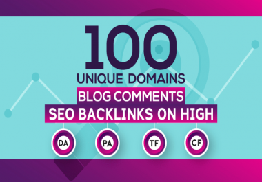I Will Do 100 UNIQUE domain blog comments SEO BackIinks on DA100 sites Plus Edu Links