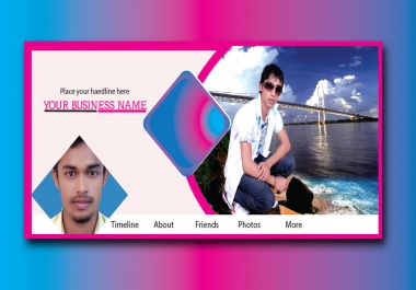 I will design professional facebook cover