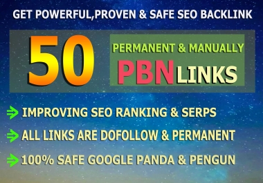 I will make 50 plus web 2.0 PBN backlinks with high DA & PA links