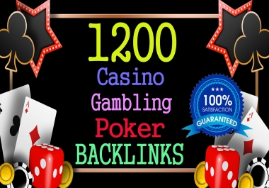 Permanent 1200 powerful judi bola,  Casino,  Gambling,  Poker,  Sports High Quality Web2.0 Backlinks