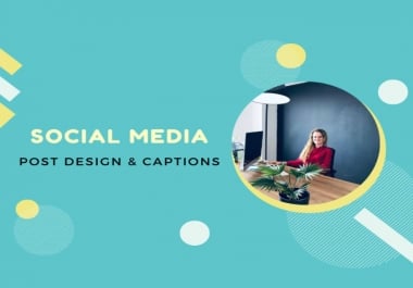 I will make 5 social meadia post for you