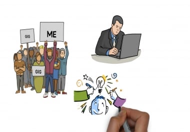 Whiteboard animation Short Explainer Video with Voiceover