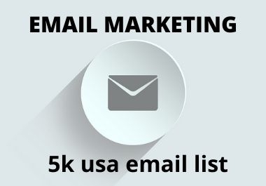 5 K usa email list for marketing