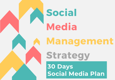 I will create a social media plan for 30 days