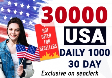 send 30,000 USA keyword related web traffic