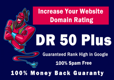increase domain rating dr40 through dofollow backlink