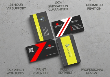 I Will Professional eye catching Business card Design job Within 24 hour