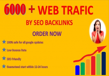 I will increase website ranking - 6000+ deliver real organic web traffic with proof SEO Backlinks
