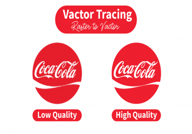 I will do vector tracing,  renew or redraw your logo or art