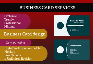 Commerical business card services