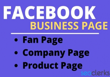 I will create and optimize impressive Facebook business page with cover image
