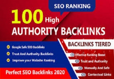 add 100+ Web 2.0 High PR Authority Backlinks within 72 hrs