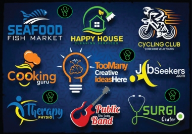 I will design modern killer logo for you