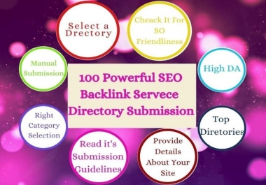 I will Provide 99+ Manually High-Quality Directory Submission