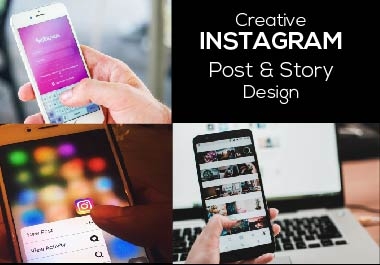 I will create unique Instagram post & Story design for you in 24 hours