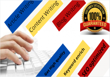 I will manually write 1000+ words SEO friendly article or content writing