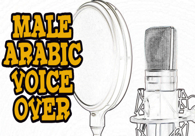 I will record man arabic voice over in less than 24 hrs