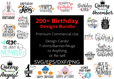 I will send 80 birthday cards designs bundle svg,  png,  dxf,  eps