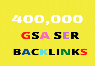 I Will Give You 400k Gsa High Quality Backlinks For Ultimate SEO
