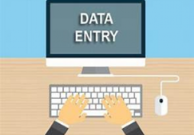 Data Entry,  Data Scrapping,  Typing,  Copy and Paste offered by Tofiqalahi