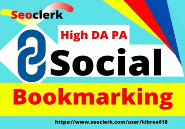 I will provide top 40 social bookmarking submissions for HQ backlinks manually