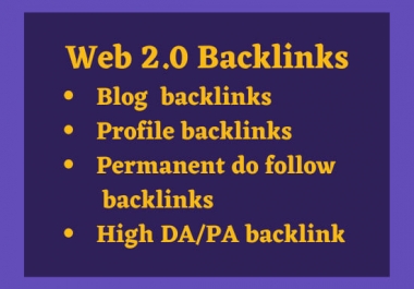 I will build 50 accurate web 2 0 backlinks