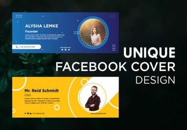 I will create Facebook cover design,  Twitter,  Linkedin,  Youtube banner,  ads header