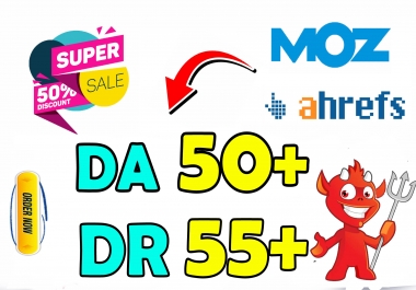 Rank 1st On Google Top With MOZ Domains Authorithy Sites