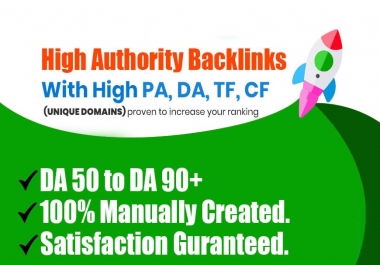 I will Create DA 80+ 40 powerful profile links