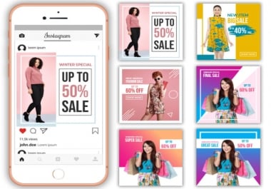 I will do creative social media design,  post,  banner ads in 24hrs