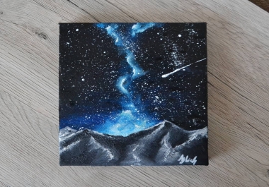 draw anything you want,  especialy galaxy art