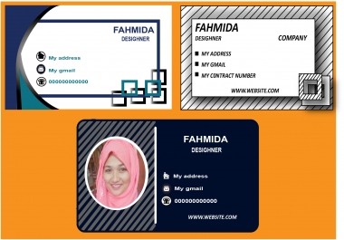 I will create professional stunning business card design