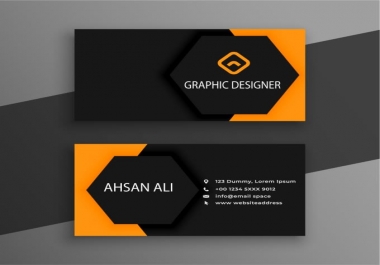 I will design stunning and fabulous business card within 24 hours