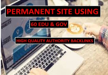 I will create 60 unique domain Authority seo backlinks