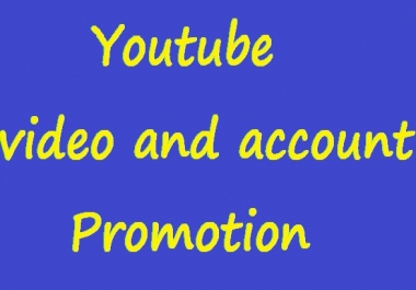 YouTube video promotion to grouth