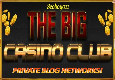 BIG CASINO - Combo of PBN & Casino Link Building Backlinks From Seoboy011