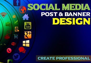 I will create professional Social Media Post and Banner Design