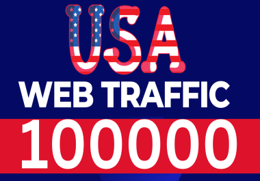 get 100000 real and organic USA web traffic to your website