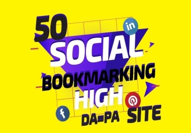 Provide Manual 50 Social Bookmarking Niches Website