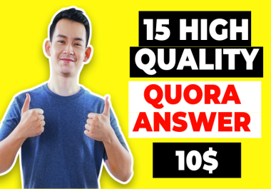 Get Keyword Related 15 Quora Answers Posting