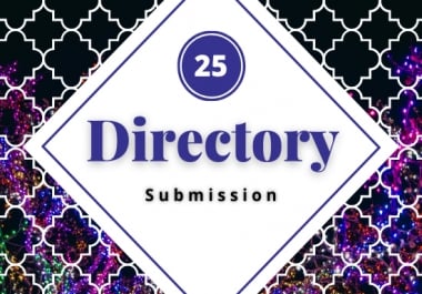 Provide 25 Seo-Friendly Directory Submission Service