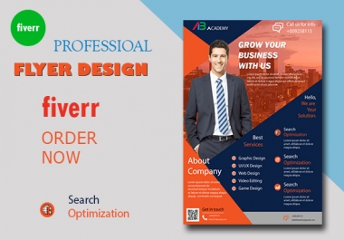 I will design flyer,  brochure,  booklet flyer design for your organization or business