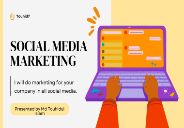 I will do Marketing post in social media for your company