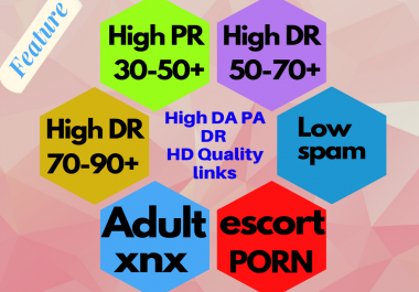 10 Adult backlinks Escort High Quality backlinks make high domain authority websites