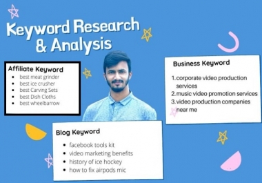 SEO keyword research service within 24 hours